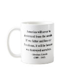 Abraham Lincoln Quote 1a mugs