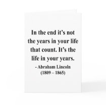 Abraham Lincoln Quote 2a Greeting Cards