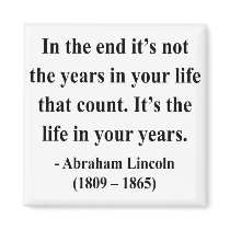 Abraham Lincoln Quote 2a magnets