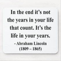 Abraham Lincoln Quote 2a Mouse Pads