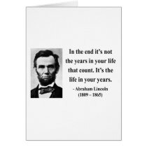 Abraham Lincoln Quote 2b cards