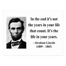 Abraham Lincoln Quote 2b Postcards