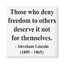 Abraham Lincoln Quote 3a Refrigerator Magnet