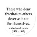 Abraham Lincoln Quote 3a Sticker