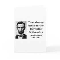 Abraham Lincoln Quote 3b Greeting Cards