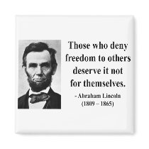 Abraham Lincoln Quote 3b Refrigerator Magnet