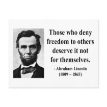 Abraham Lincoln Quote 3b Postcards