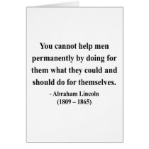 Abraham Lincoln Quote 4a cards