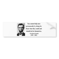 Abraham Lincoln Quote 4b Bumper Stickers