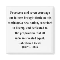Abraham Lincoln Quote 5a Refrigerator Magnet