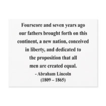 Abraham Lincoln Quote 5a Post Cards