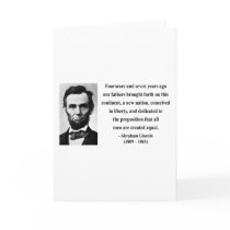 Abraham Lincoln Quote 5b Greeting Card