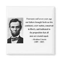 Abraham Lincoln Quote 5b Magnets