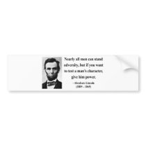 Abraham Lincoln Quote 6b Bumper Stickers