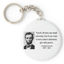 Abraham Lincoln Quote 6b Key Chains