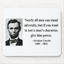 Abraham Lincoln Quote 6b Mousepads