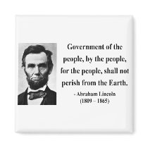 Abraham Lincoln Quote 7b Refrigerator Magnets