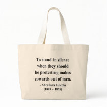 Abraham Lincoln Quote 8a Tote Bag