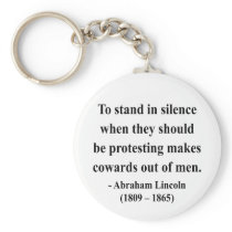 Abraham Lincoln Quote 8a Key Chain