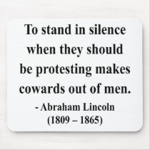 Abraham Lincoln Quote 8a Mouse Pads