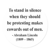 Abraham Lincoln Quote 8a Sticker