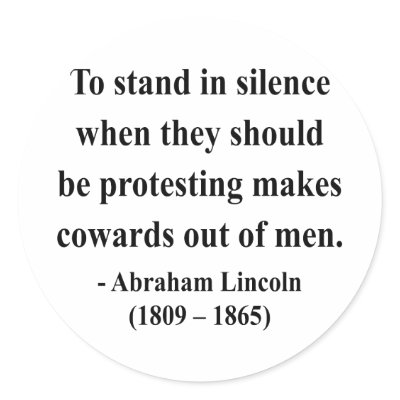 Abraham Lincoln Quote 8a Sticker by brainburst
