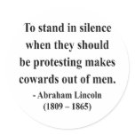 Abraham Lincoln Quote 8a Sticker