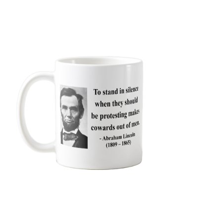 Abraham Lincoln Quote 8b Mugs by brainburst