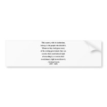 Abraham Lincoln Quote 9a bumper stickers