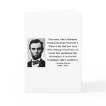 Abraham Lincoln Quote 9b Greeting Card
