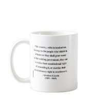 Abraham Lincoln Quote 9b Mugs