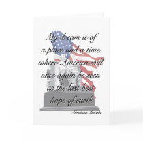 Abraham Lincoln quote card by patriotic_tshirts Abraham Lincoln quote card