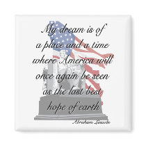 Abraham Lincoln quote magnet