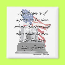 Abraham Lincoln quote magnet