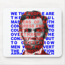 Abraham Lincoln Quote Mouse Pad mousepads by Patriot_Resistance Abraham Lincoln Quote Mouse Pad mousepads
