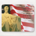 Abraham Lincoln quote mousepad by photoinspiration Abraham Lincoln quote mousepad