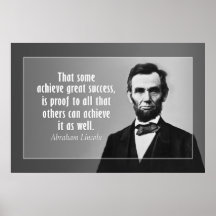 Abraham Lincoln Quote on Success Print