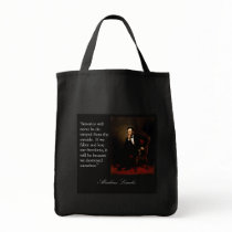 Abraham Lincoln Quote & Portrait Canvas Bag