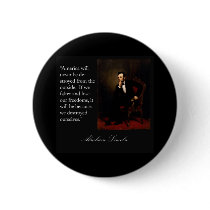 Abraham Lincoln Quote & Portrait Pinback Button