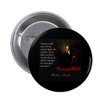 Abraham Lincoln Quote & Portrait buttons
