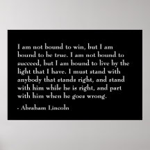 Abraham Lincoln Quote Print