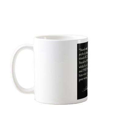 Abraham Lincoln Quote "Stand with anybody..." Mugs by americanhistory