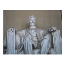Abraham Lincoln statue Post Card