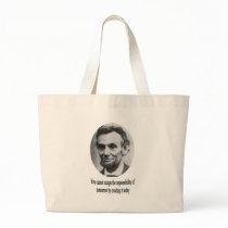 Abraham Lincoln with Quote Bags