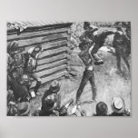 Abraham Lincoln Wrestling Poster