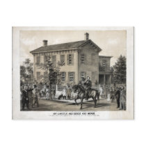 Abraham Lincoln's Home postcards