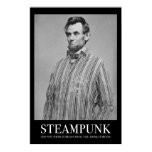 Abraham Steampunk Poster