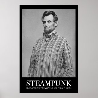 Abraham Steampunk print