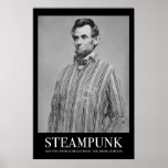 Abraham Steampunk Poster