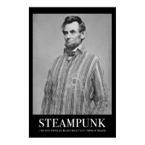 Abraham Steampunk posters